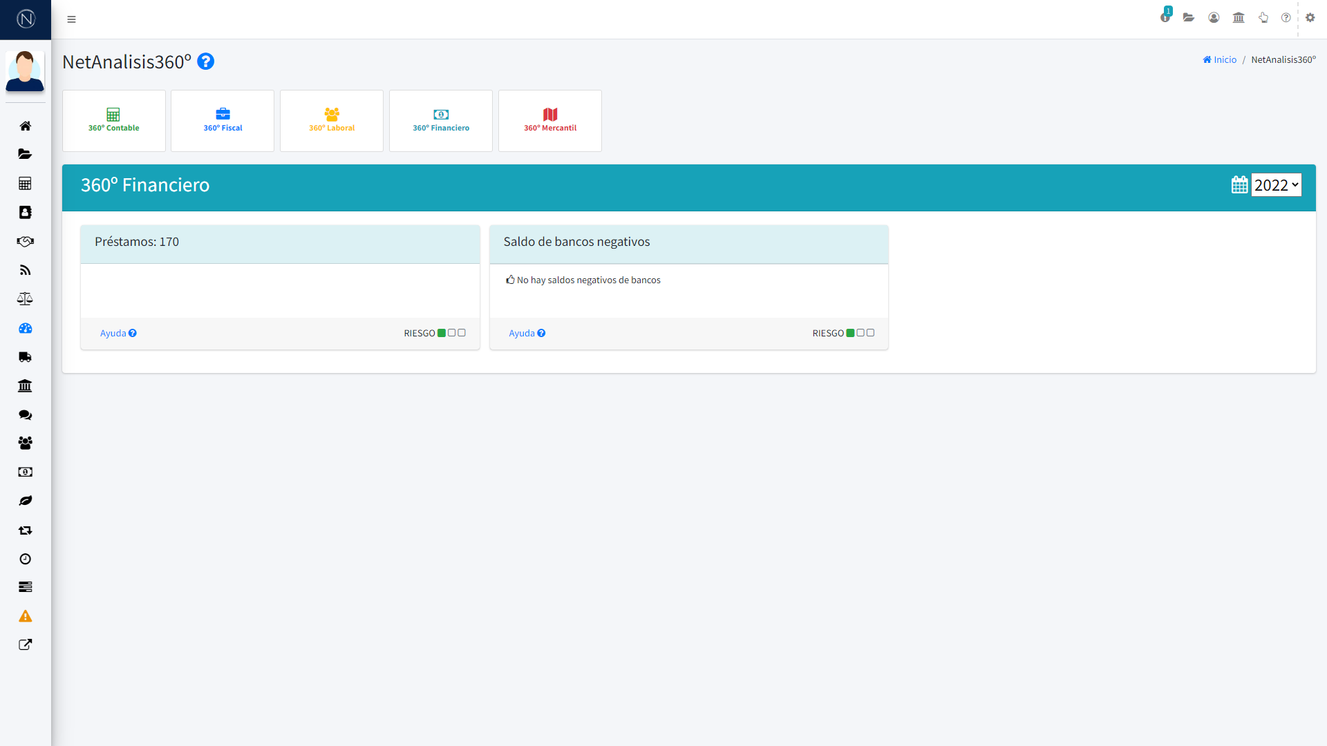 Pantalla - Análisis Financiero