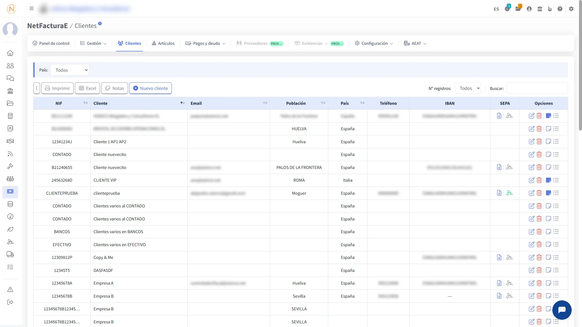Pantalla - Mis Clientes